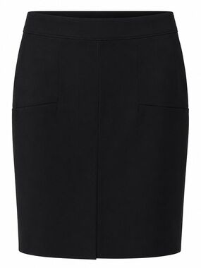 H&M Black Pencil Skirt Womens Size 8 100% Polyester Made In China